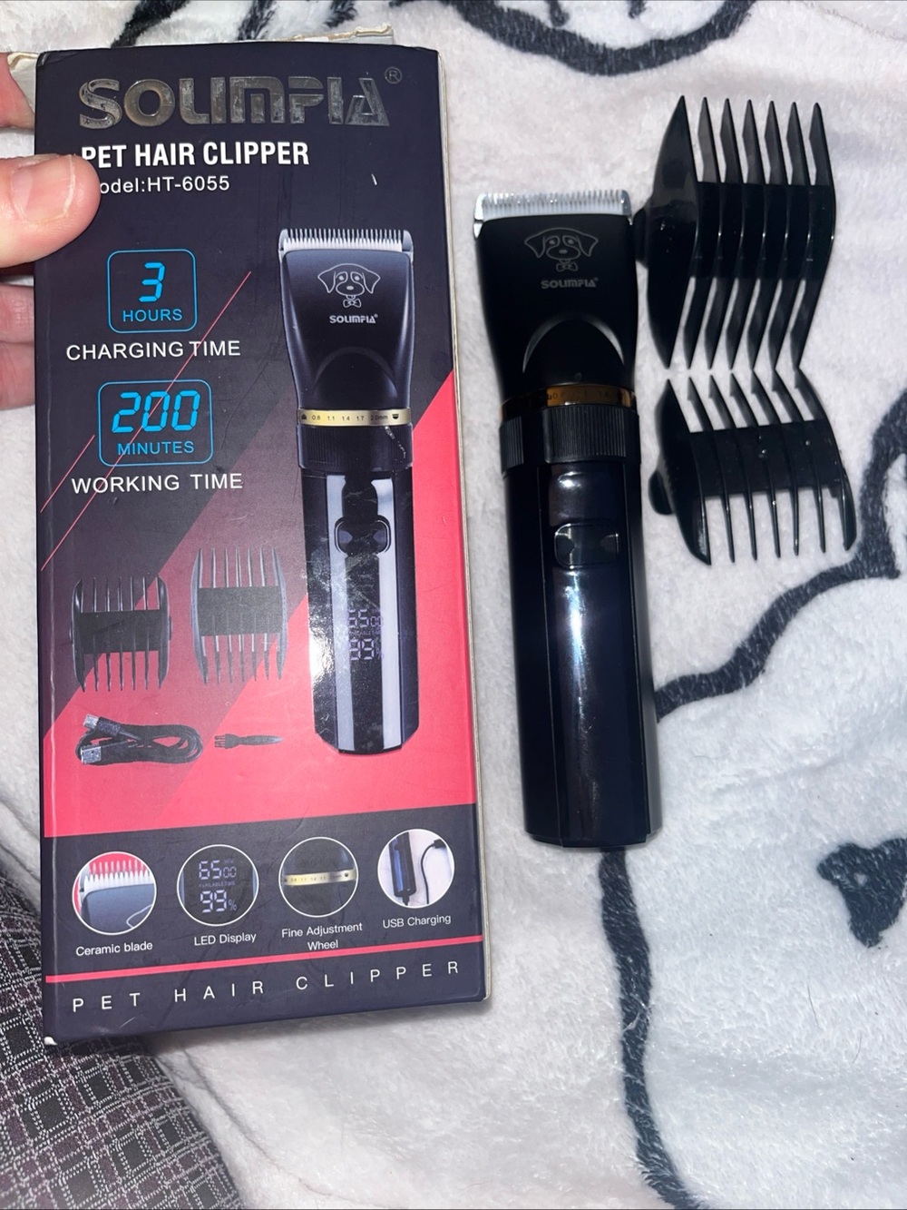 Olympia dog  Pet Hair Clipper shaver fur New W/box  rechargeable Grooming
